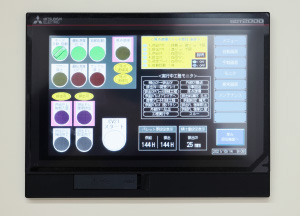 Operator touch panel